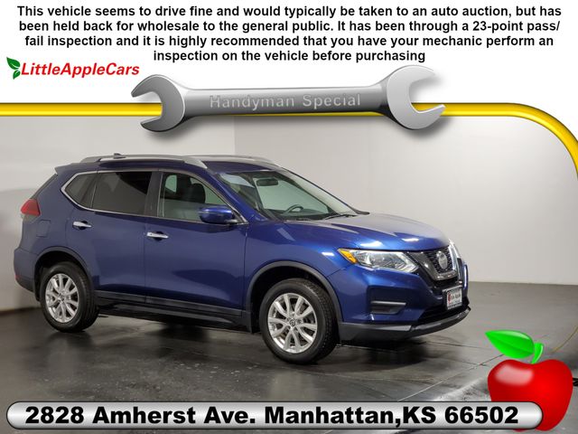 Caspian Blue 2018 Nissan Rogue SUV / Crossover All-Wheel Drive Continuously Variable Transmission