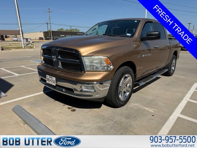 Saddle Brown Pearlcoat 2012 RAM 1500 Pickup Truck Four-Wheel Drive 6-Speed Automatic