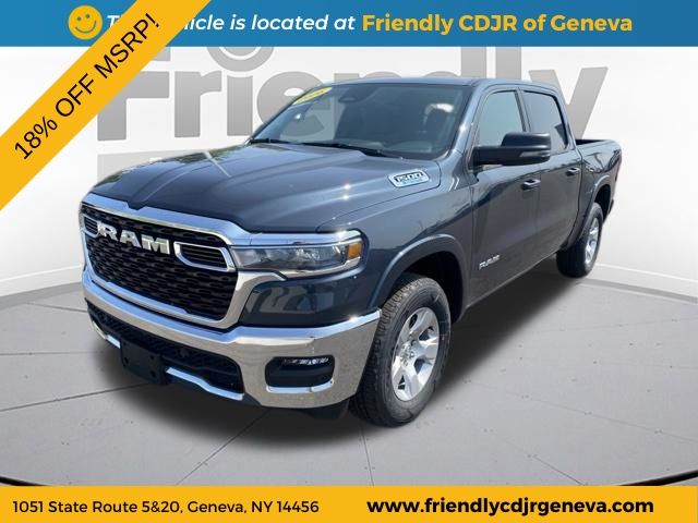 Forged Blue Metallic 2026 RAM 1500 Pickup Truck Four-Wheel Drive 8-Speed Automatic