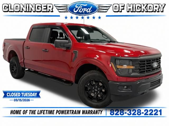 Rapid Red Metallic Tinted Clearcoat 2024 Ford F-150 Pickup Truck Four-Wheel Drive Automatic