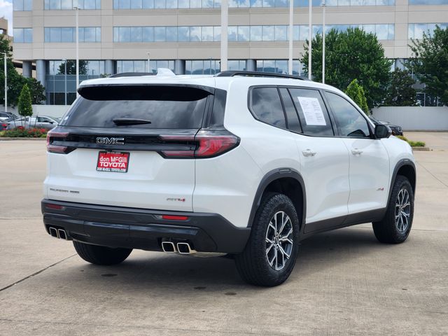 2024 GMC Acadia AT4 White at Classic Elite Chevrolet Sugar Land