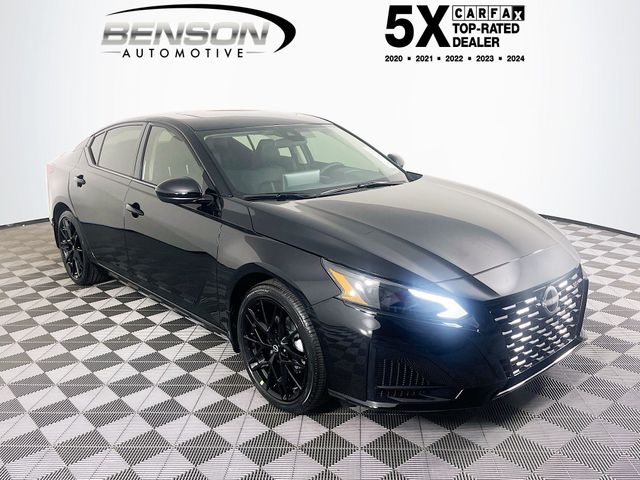 Super Black 2026 Nissan Altima 2.5 SR FWD Sedan Front-Wheel Drive Continuously Variable Transmission