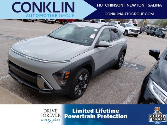 Cyber Gray Metallic 2025 Hyundai Kona SEL AWD SUV / Crossover All-Wheel Drive Continuously Variable Transmission