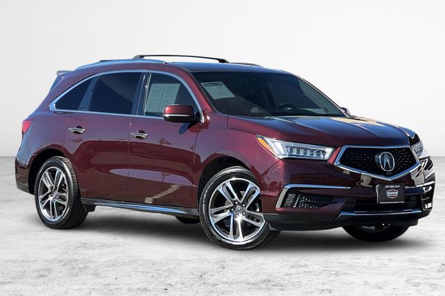 Dark Cherry Pearl 2017 Acura MDX SUV / Crossover 9-Speed Automatic