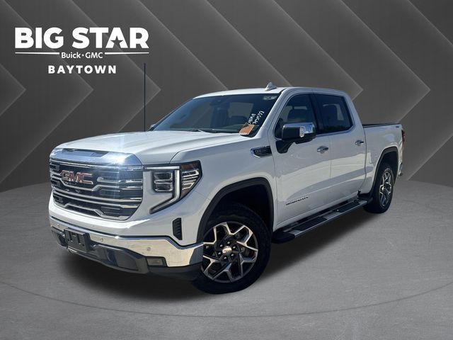 2023 GMC Sierra 1500 SLT White at Classic Chevrolet Galveston