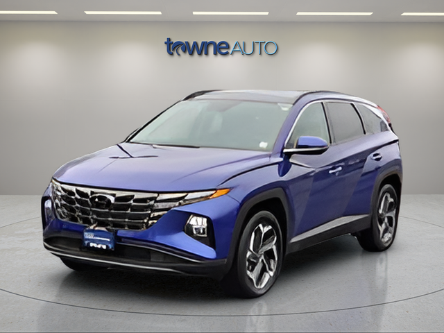Intense Blue 2022 Hyundai Tucson SUV / Crossover All-Wheel Drive 8-Speed Automatic