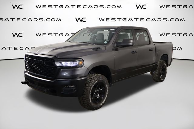 Gray (Granite Crystal Metallic Clearcoat) 2025 RAM 1500 Pickup Truck Four-Wheel Drive 8-Speed Automatic