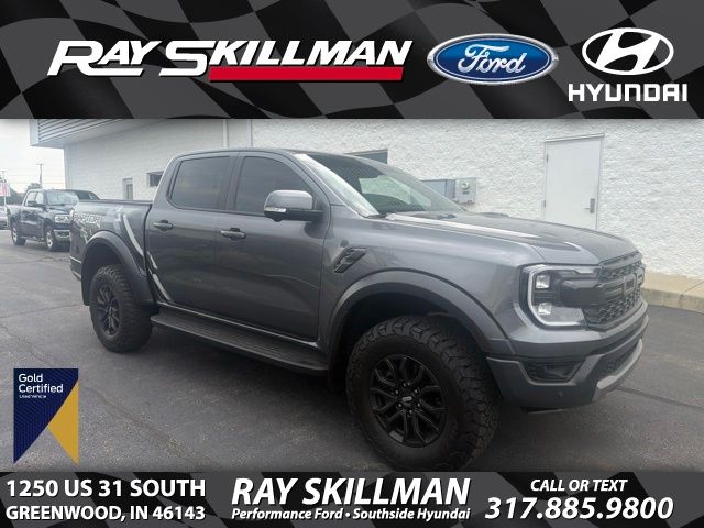 Gray Metallic 2025 Ford Ranger Pickup Truck Four-Wheel Drive Automatic