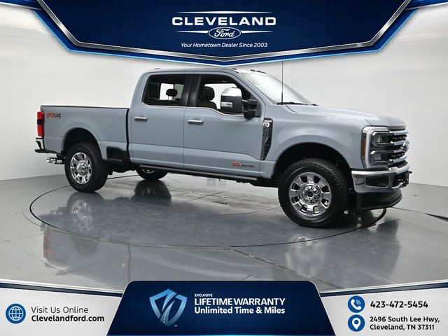 Glacier Gray Metallic Tri-Coat 2026 Ford F-250 Super Duty Pickup Truck Four-Wheel Drive Automatic