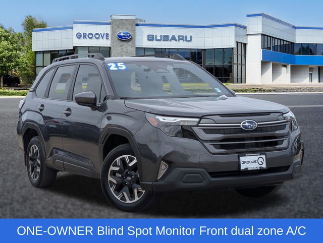 Gray Metallic 2025 Subaru Forester SUV / Crossover All-Wheel Drive Continuously Variable Transmission