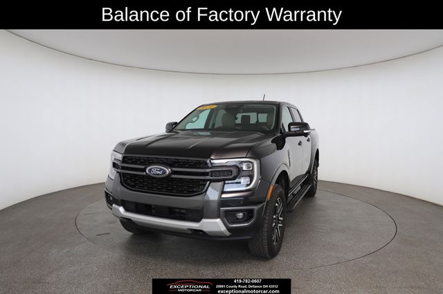 Shadow Black 2024 Ford Ranger Pickup Truck Four-Wheel Drive Automatic
