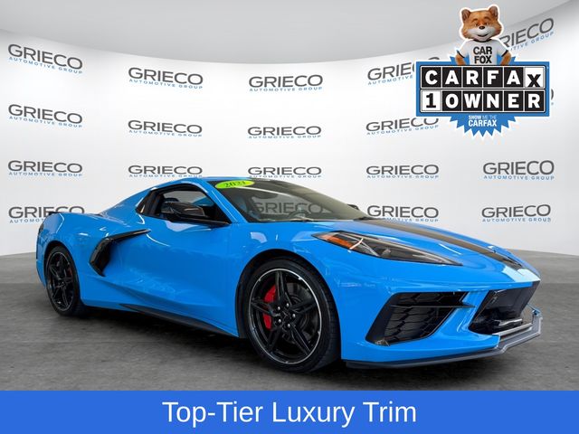 Rapid Blue 2021 Chevrolet Corvette Convertible Rear-Wheel Drive 8-Speed Dual Clutch