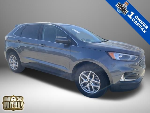 Gray Metallic 2023 Ford Edge SEL AWD SUV / Crossover All-Wheel Drive 8-Speed Automatic