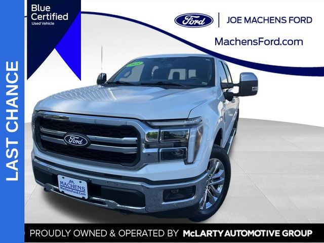 White Metallic 2025 Ford F-150 Pickup Truck Four-Wheel Drive Automatic