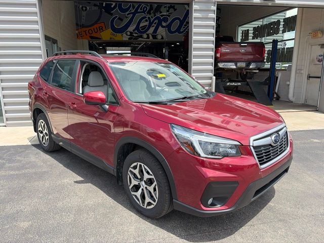 2021 Subaru Forester Premium Red at Bob Ruth Ford