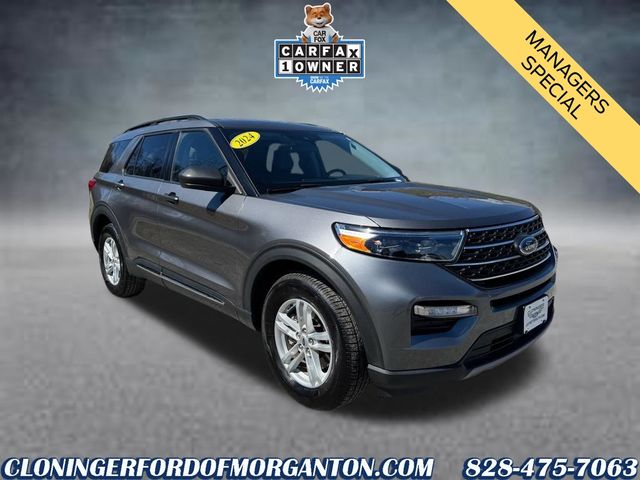 Gray Metallic 2024 Ford Explorer XLT AWD SUV / Crossover All-Wheel Drive Automatic