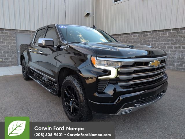 Black 2022 Chevrolet Silverado 1500 Pickup Truck Four-Wheel Drive Automatic