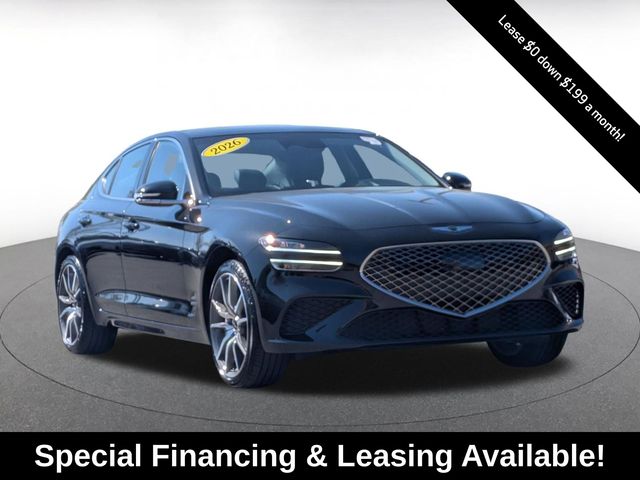 Vik Black 2026 Genesis G70 Sedan All-Wheel Drive 8-Speed Automatic
