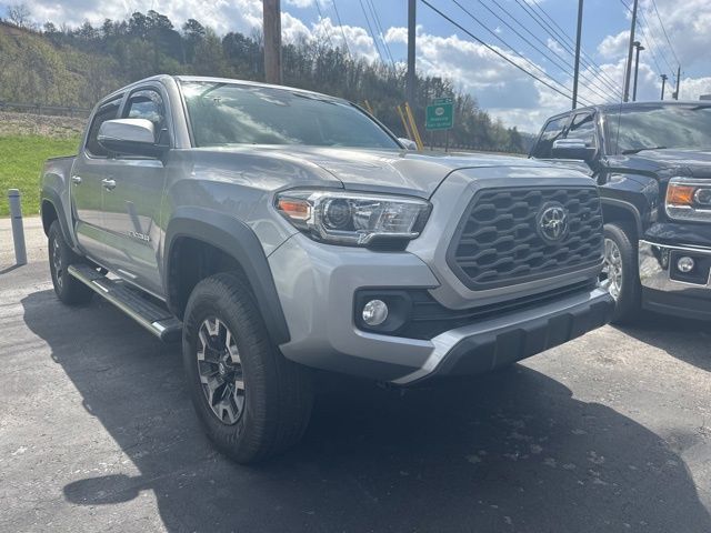 Gray 2021 Toyota Tacoma TRD Off Road Double Cab 4WD Pickup Truck Four-Wheel Drive 6-Speed Automatic