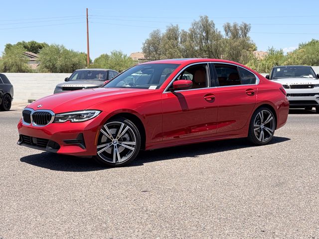 Melbourne Red Metallic 2021 BMW 3 Series Sedan Rear-Wheel Drive 8-Speed Automatic