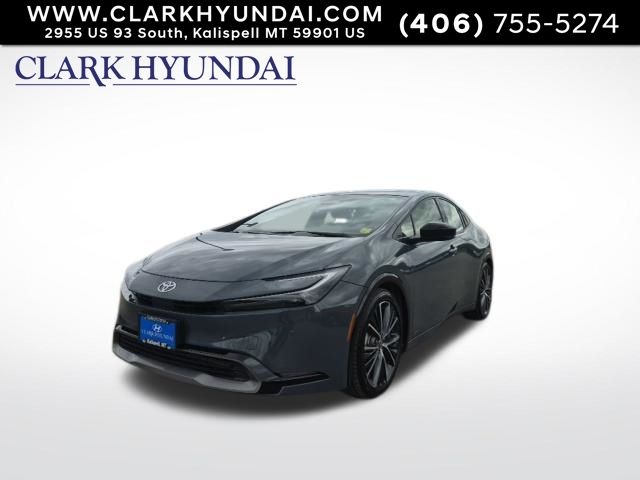 Gray 2024 Toyota Prius XLE AWD Hatchback All-Wheel Drive Continuously Variable Transmission