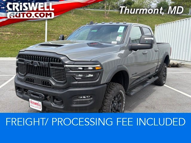 Ceramic Gray Clearcoat 2026 RAM 2500 Power Wagon Crew Cab 4WD Pickup Truck Four-Wheel Drive 8-Speed Automatic