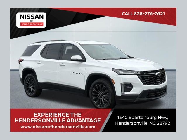 Summit White 2023 Chevrolet Traverse SUV / Crossover Front-Wheel Drive 9-Speed Automatic