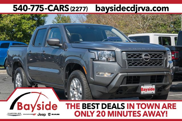 Gray (Gun Metallic) 2022 Nissan Frontier Pickup Truck Four-Wheel Drive 9-Speed Automatic