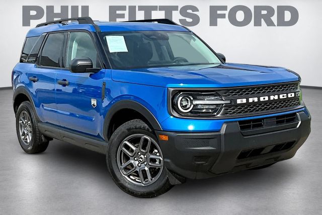 Blue Metallic 2025 Ford Bronco Sport SUV / Crossover All-Wheel Drive 8-Speed Automatic