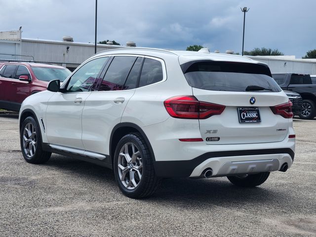 2021 BMW X3 sDrive30i White at Bravo Nissan