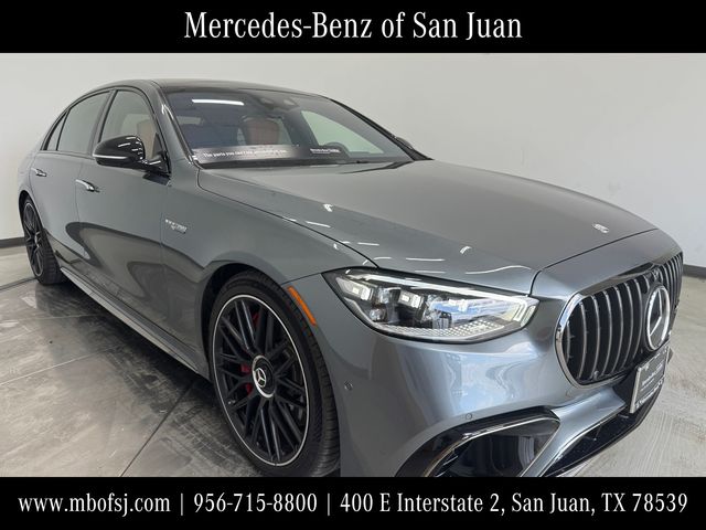 Selenite Gray Metallic 2025 Mercedes-Benz S-Class Sedan All-Wheel Drive 9-Speed Automatic