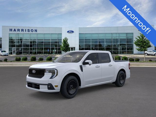 Oxford White 2025 Ford Maverick Lobo SuperCrew AWD Pickup Truck All-Wheel Drive 7-Speed Automatic
