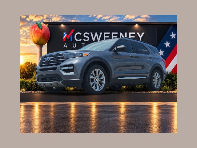 Gray Metallic 2023 Ford Explorer SUV / Crossover Rear-Wheel Drive Automatic