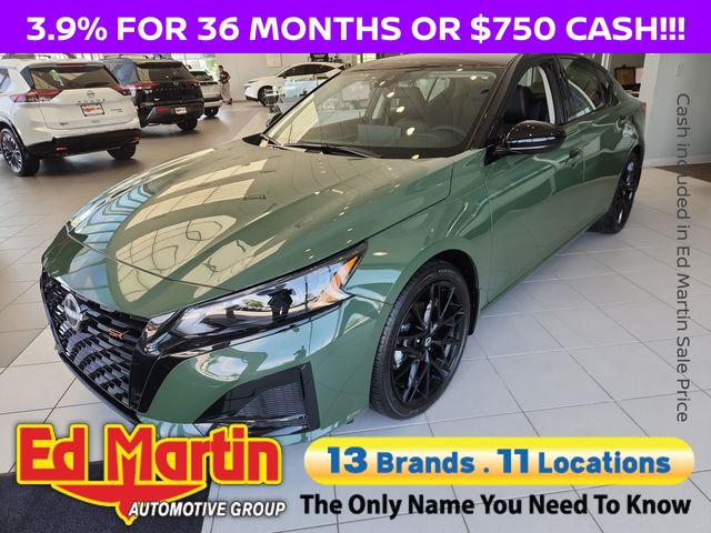 Green Metallic 2026 Nissan Altima Sedan Front-Wheel Drive Continuously Variable Transmission