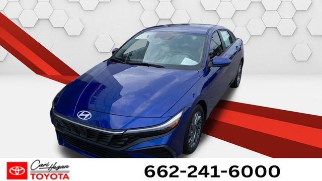 Intense Blue 2024 Hyundai Elantra Sedan Front-Wheel Drive Continuously Variable Transmission