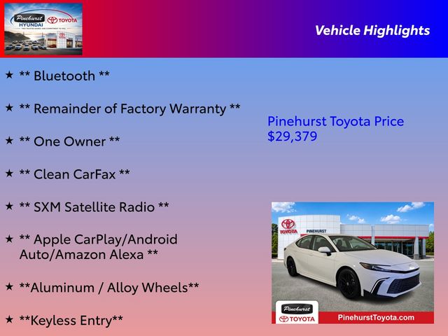 Used 2025 Toyota Camry Sedan
