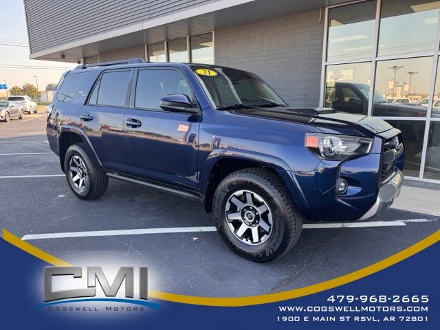 Nautical Blue Metallic 2021 Toyota 4Runner SUV / Crossover Four-Wheel Drive 5-Speed Automatic Overdrive