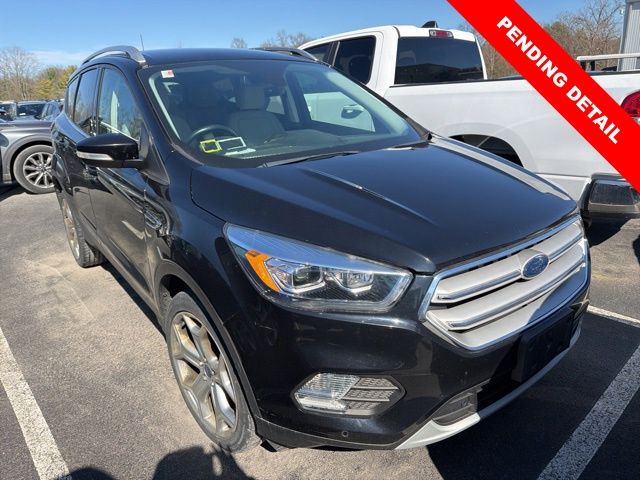 Agate Black Metallic 2019 Ford Escape Titanium AWD SUV / Crossover All-Wheel Drive 6-Speed Automatic