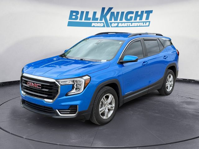 Riptide Metallic 2024 GMC Terrain SLE FWD SUV / Crossover Front-Wheel Drive 9-Speed Automatic