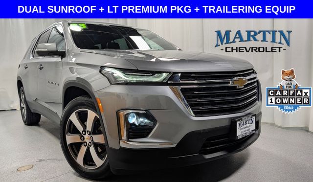 Sterling Gray Metallic 2023 Chevrolet Traverse LT Leather AWD SUV / Crossover Four-Wheel Drive 9-Speed Automatic