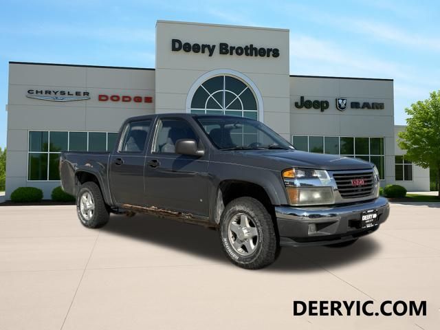 Dark Steel Gray Metallic 2008 GMC Canyon Pickup Truck Four-Wheel Drive 4-Speed Automatic Overdrive