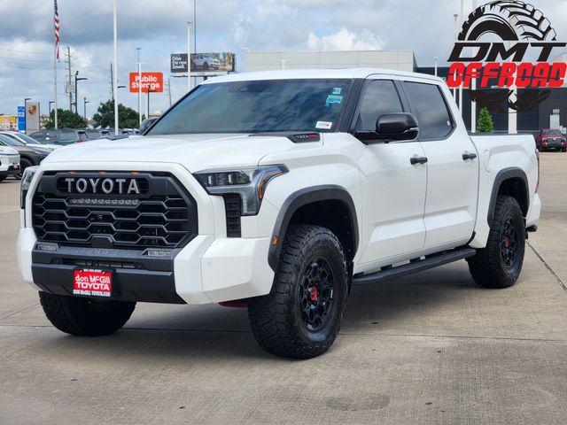 2024 Toyota Tundra Hybrid TRD Pro White at Gullo Toyota