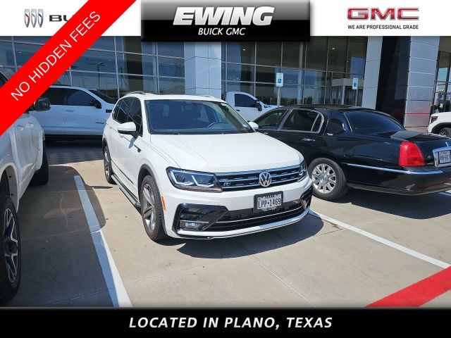 White Silver Metallic 2019 Volkswagen Tiguan SUV / Crossover Front-Wheel Drive 8-Speed Automatic