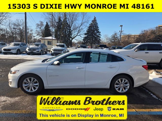 2024 Chevrolet Malibu LT - Summit White exterior view 6