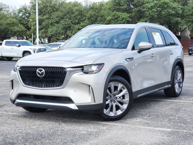Gray (Platinum Quartz) 2025 Mazda CX-90 SUV / Crossover All-Wheel Drive 8-Speed Automatic