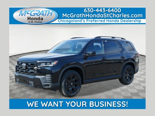 CRYSTAL BLACK PEARL 2026 Honda Pilot SUV / Crossover All-Wheel Drive Automatic