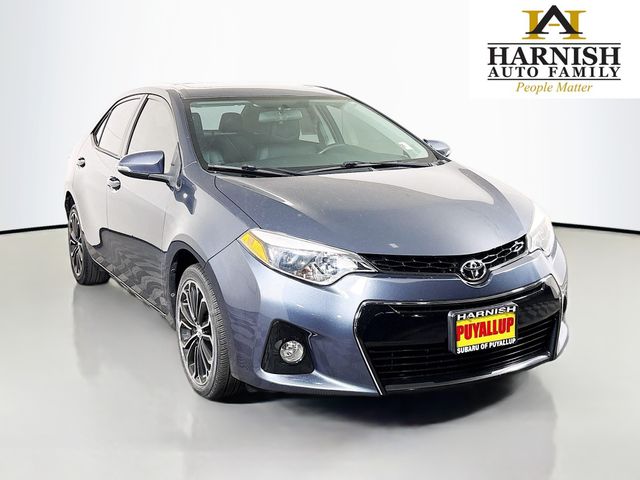 Slate Metallic 2015 Toyota Corolla Sedan Front-Wheel Drive Continuously Variable Transmission