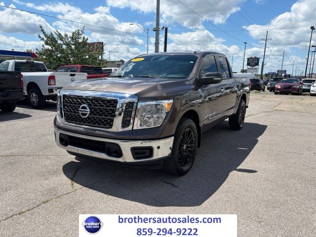 Java Metallic 2018 Nissan Titan Pickup Truck Four-Wheel Drive 7-Speed Automatic