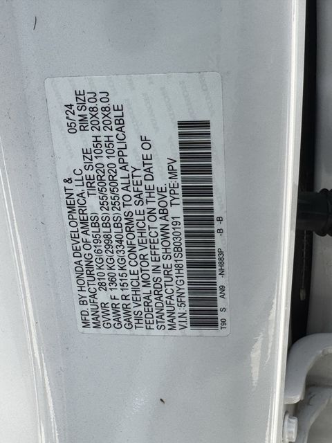 2025 Honda Pilot Elite White at Community Honda