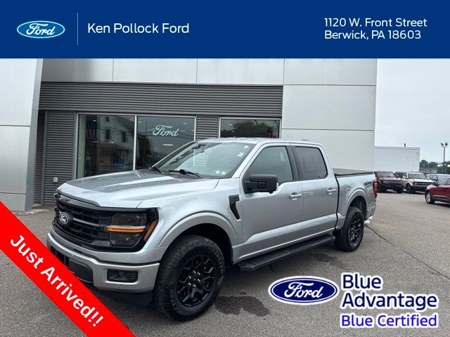Iconic Silver Metallic 2025 Ford F-150 Pickup Truck Four-Wheel Drive Automatic